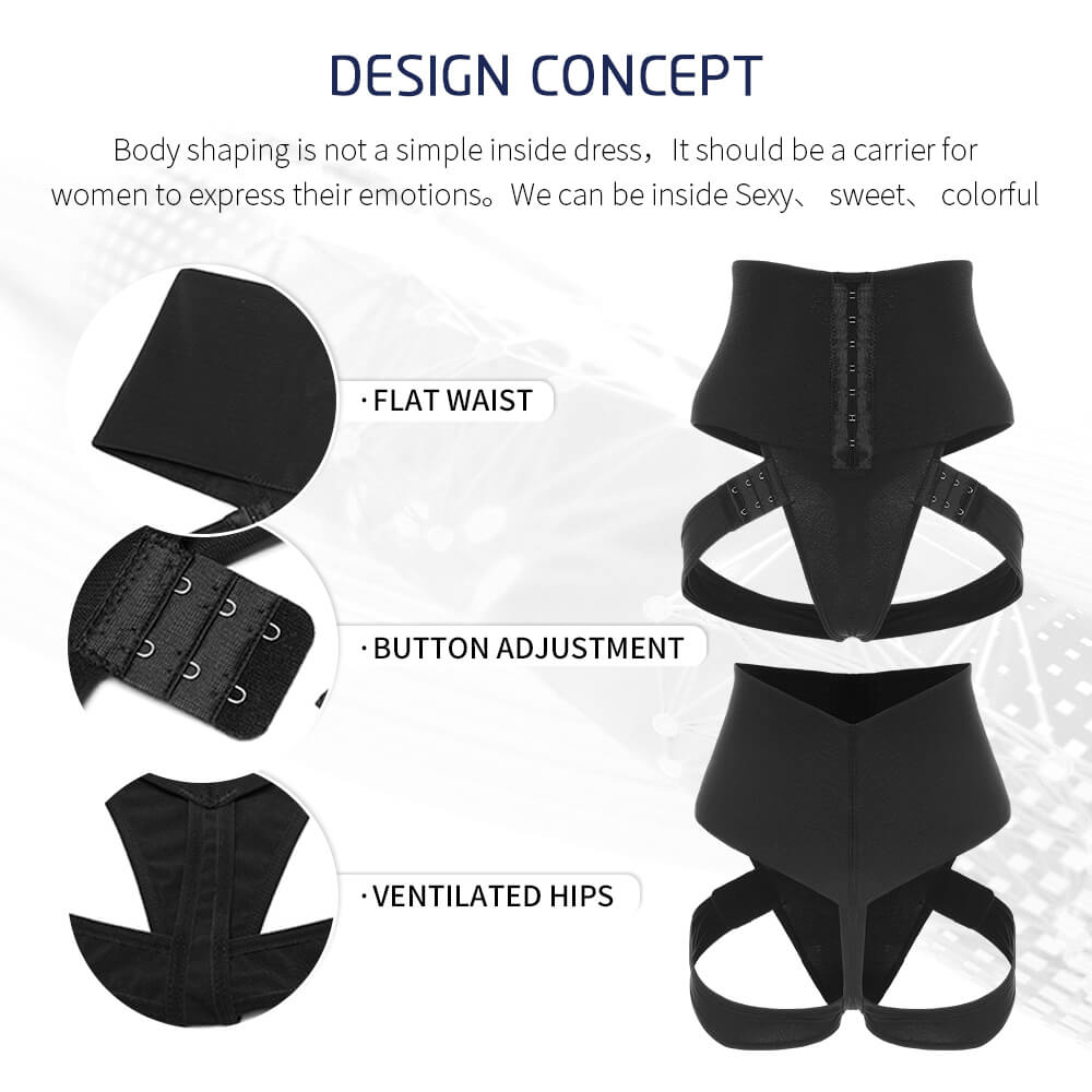 GWINDY Cuff Tummy Trainer with Butt Lift Femme Exceptional