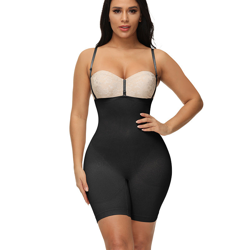 Premium Colombian Shapewear Faja Body Shapers Hip Hugger Strapless Massager  Bottoms Firm-Control Shapewear Black at  Women's Clothing store