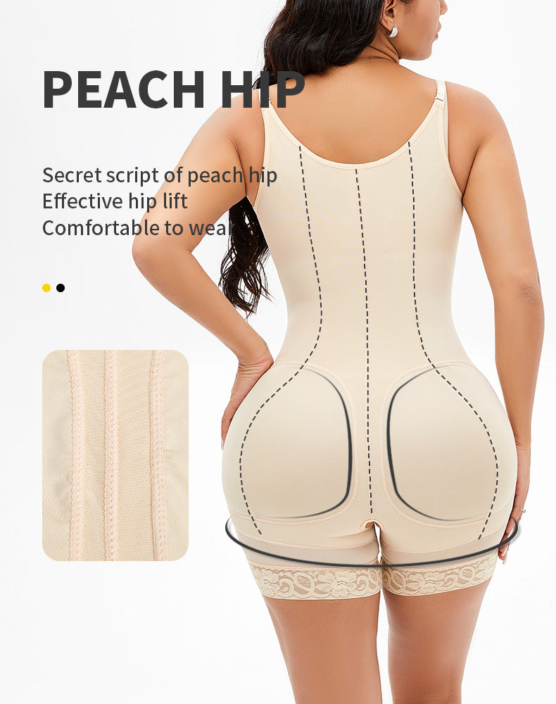 Shop Generic Women's Open Bust Corset Body Shaper Thigh Reducer Firm Tummy  Control Shapewear Bodysuit Fajas Colombianas Slimming Underwear Online