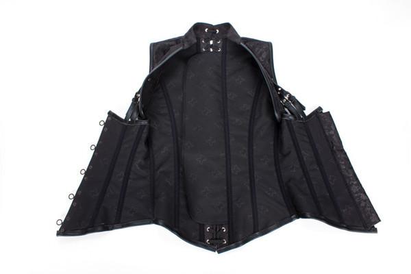 Wholesale Gothic Steel Boned Gothic Steampunk Jacket Black Corset