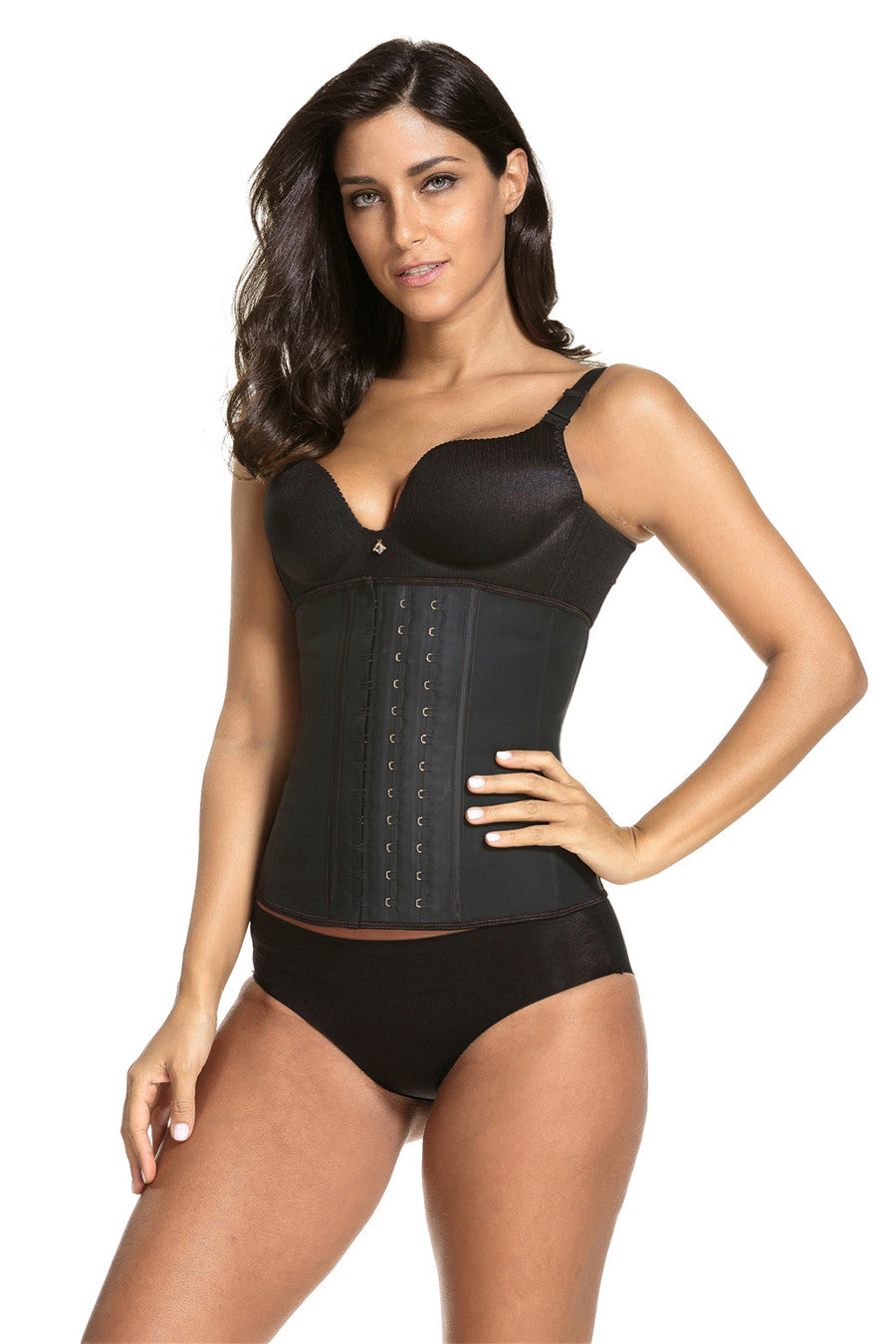 Buy 100% Latex Corset Waist Trainer contains 9 of flexible steel