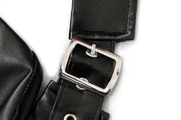 Wholesale Leather Steampunk Collared Steel Boned Zip Vest Corset