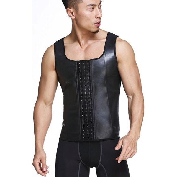 Wholesale Mens Latex Waist Trainer Gym Shapewear Vest Corsets