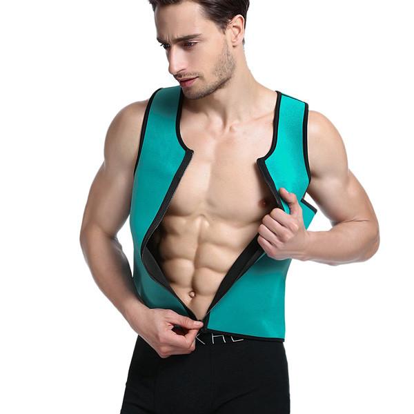 Wholesale Men's Latex Waist Trainer Vest Body Shaper Corsets