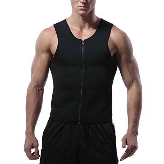 Men Sweat Body Shaper Sauna Vest Top Slimming Waist Trainer
